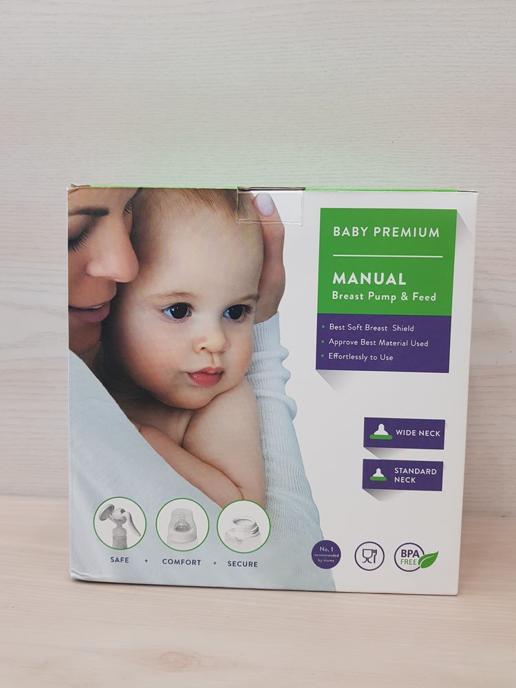 شیردوش دستی پمپی با شیشه کامل 403435 مارک ONLY BABY
